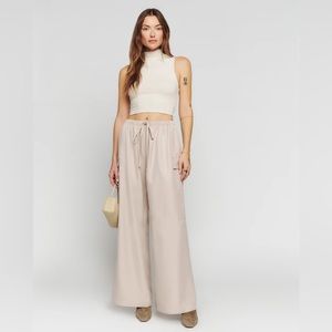 NWT Reformation Ethan Pant in Taupe